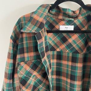 Aritzia Oversized Plaid Shirt Size 3 (L)